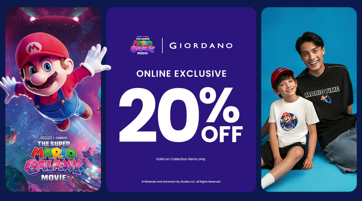 Limited Edition Drop: Super Mario x Giordano Collection is Here