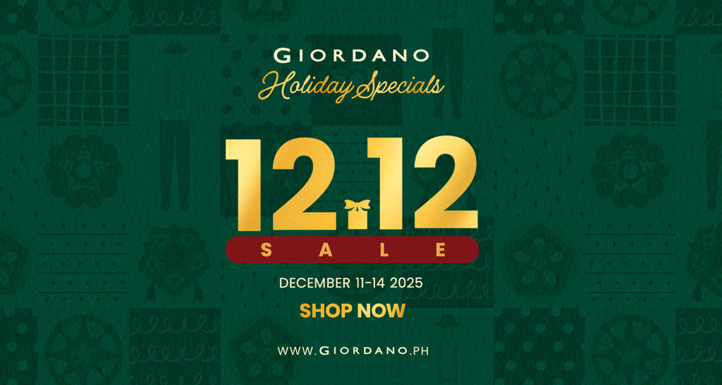 Up to 70% Off! Score the Best Holiday Gifts at the Giordano 12.12 Sale