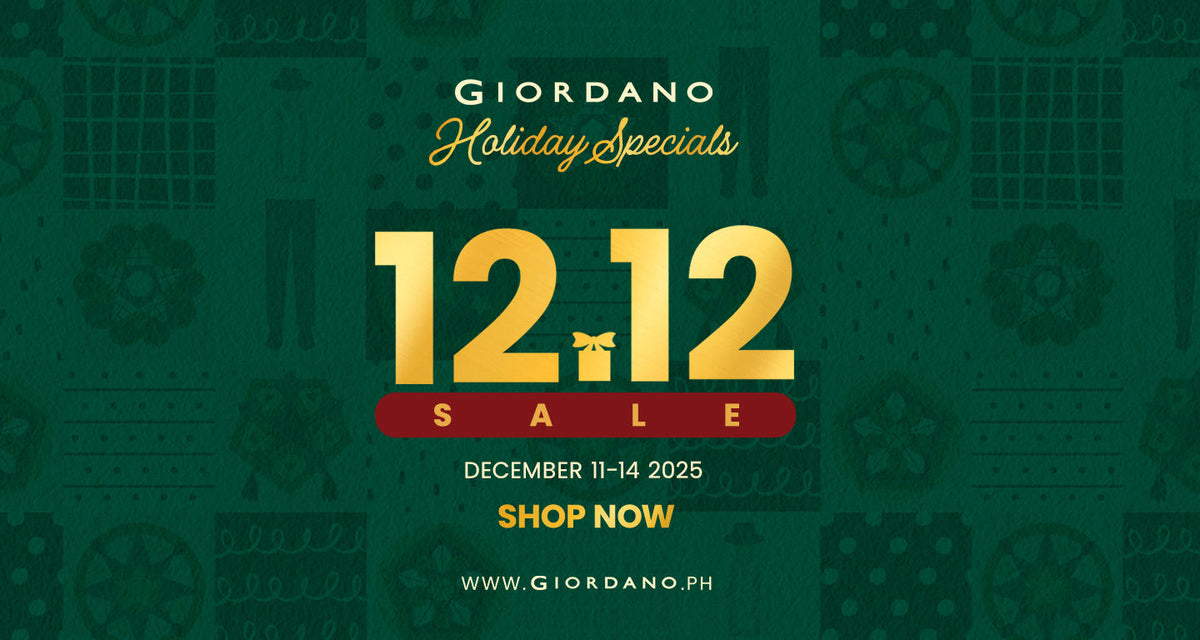 Up to 70% Off! Score the Best Holiday Gifts at the Giordano 12.12 Sale