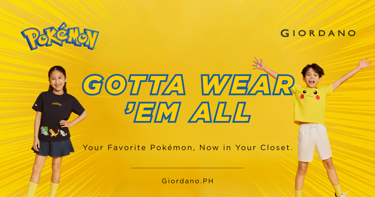 Gotta Wear ’Em All: The Pokémon x Giordano Collection Worth Adding to Your Closet
