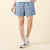 GIORDANO Women's Linen Cotton High Waist Relax Fit Shorts (05405209)