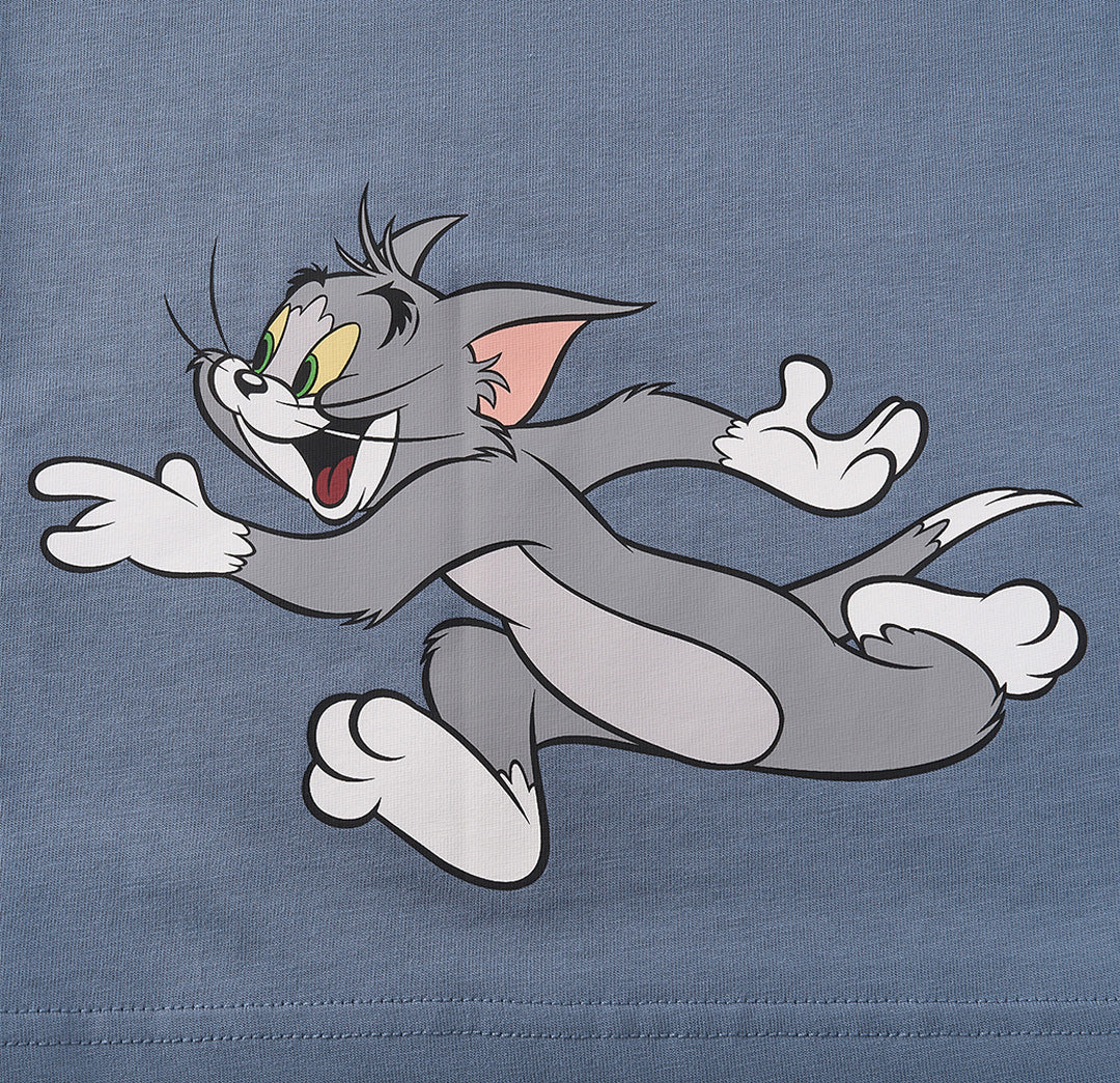 GIORDANO Men's Tom and Jerry  Relax Fit Printed Tee (01096279)