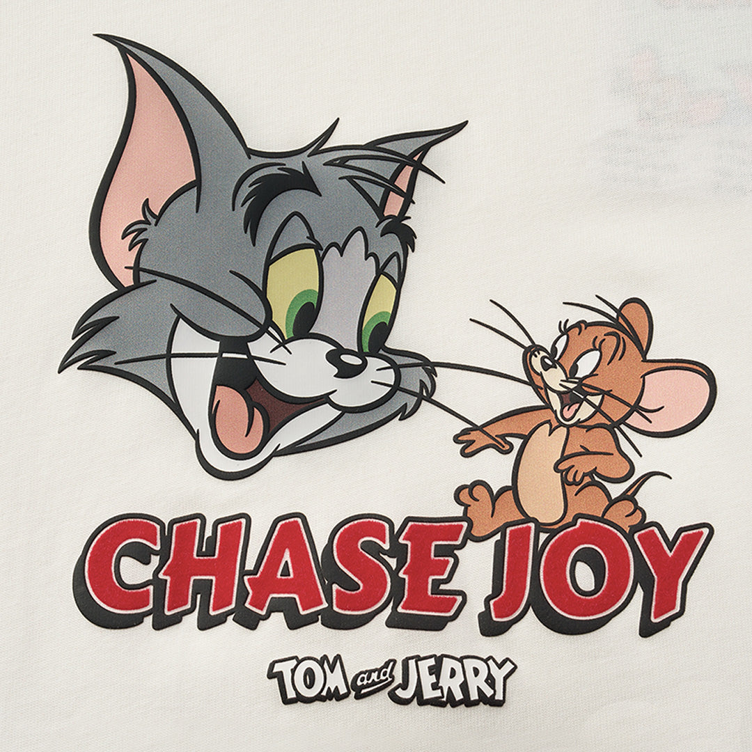 GIORDANO Men's Tom and Jerry  Relax Fit Printed Tee (01096280)