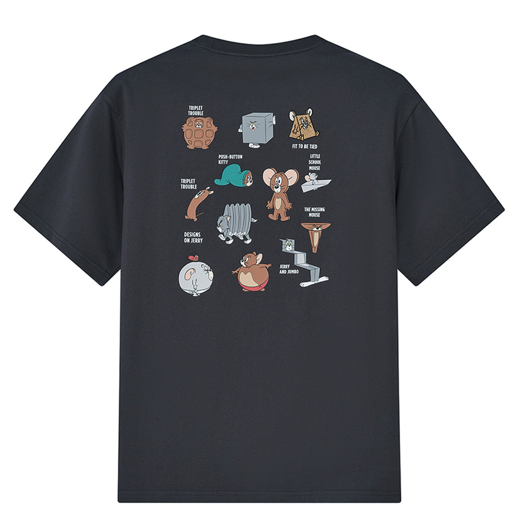 GIORDANO Men's Tom and Jerry  Relax Fit Printed Tee (01096281)