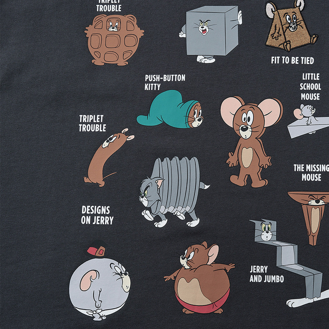 GIORDANO Men's Tom and Jerry  Relax Fit Printed Tee (01096281)