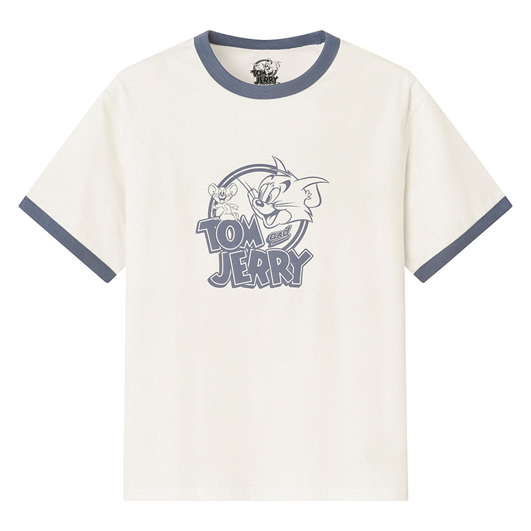 GIORDANO Men's Tom and Jerry  Relax Fit Printed Tee (01096282)