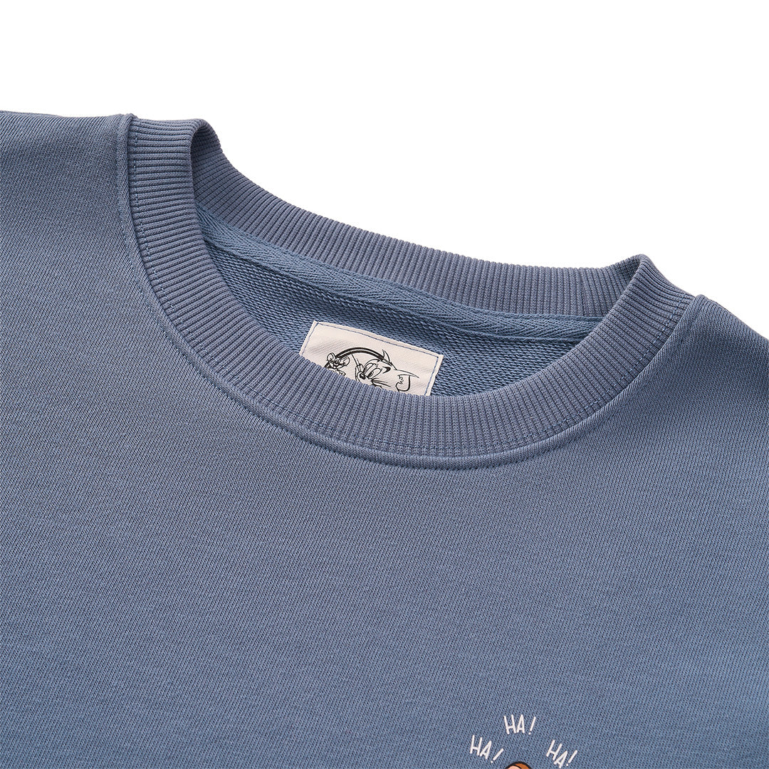 GIORDANO Men's Tom and Jerry  French Terry Relax Fit Printed Pullover (01096610)
