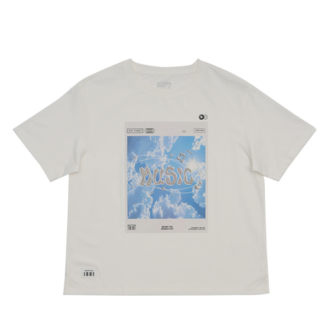 GIORDANO Women's Sorona Boyfriend Fit Printed Tee  (05395218)