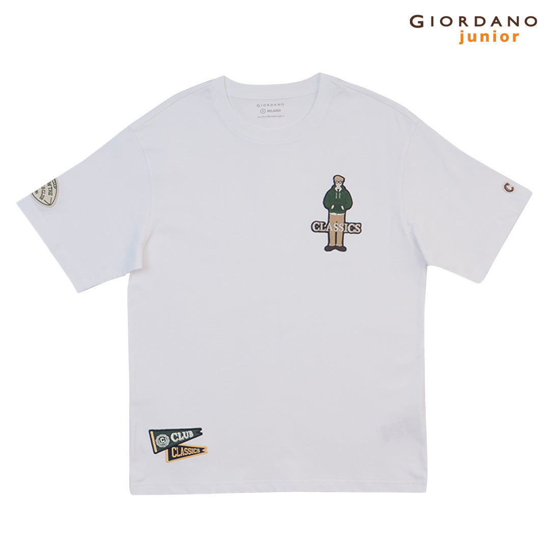 GIORDANO Men's Classics Club Printed Tee (01095295)