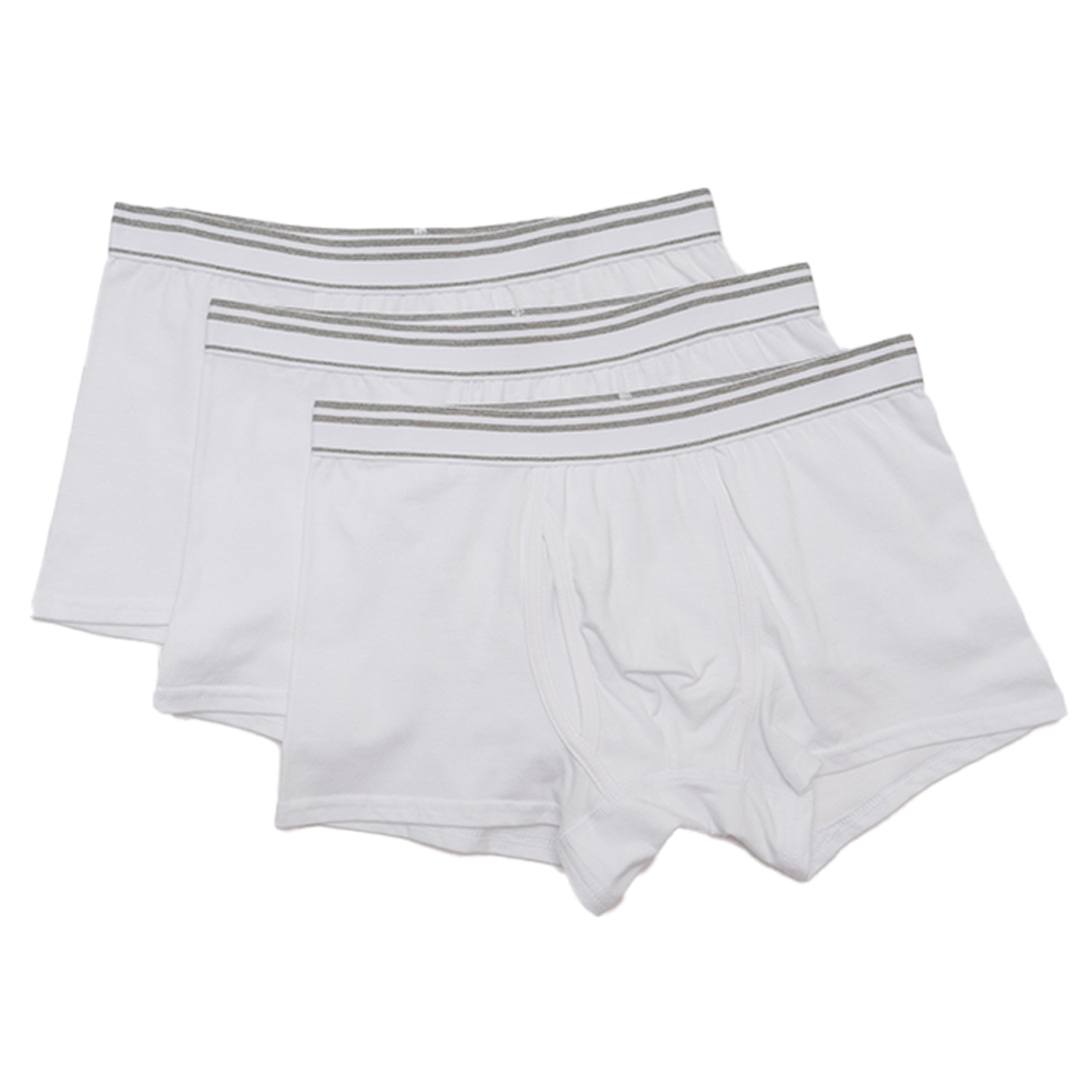 GIORDANO Men's Cotton Spandex Jersey 3 in a Pack Essential Boxer Brief (01175113)