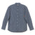 GIORDANO Men's Cotton Denim Band Collar Button Front Relax Fit Garment Wash Shirt (01043020)