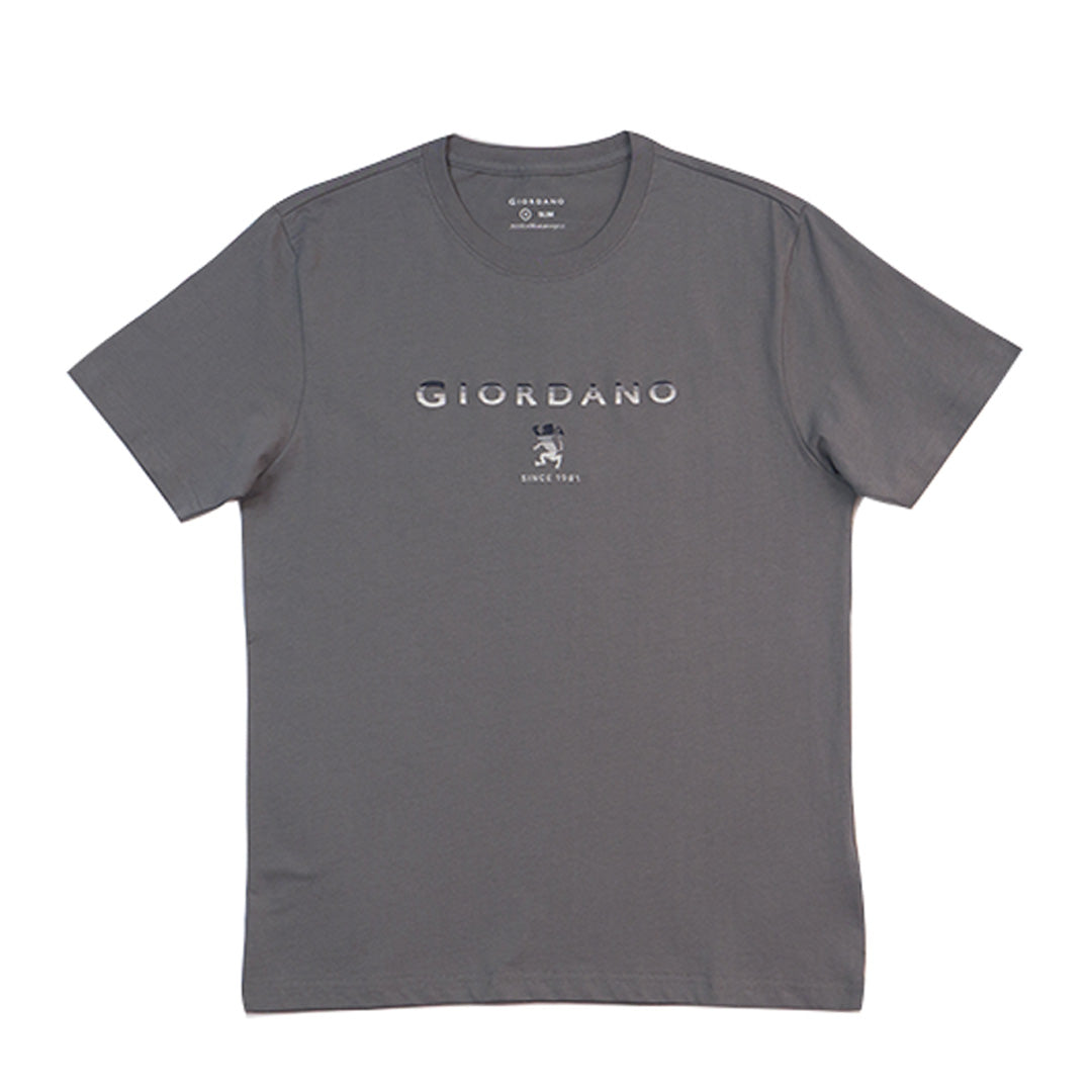 GIORDANO Men's Lion Logo Tee (01095296)