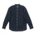 GIORDANO Men's Cotton Denim Band Collar Button Front Relax Fit Garment Wash Shirt  (01043020)