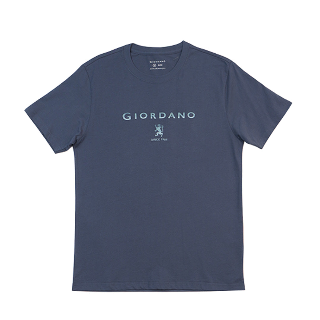 GIORDANO Men's Lion Logo Tee (01095296)