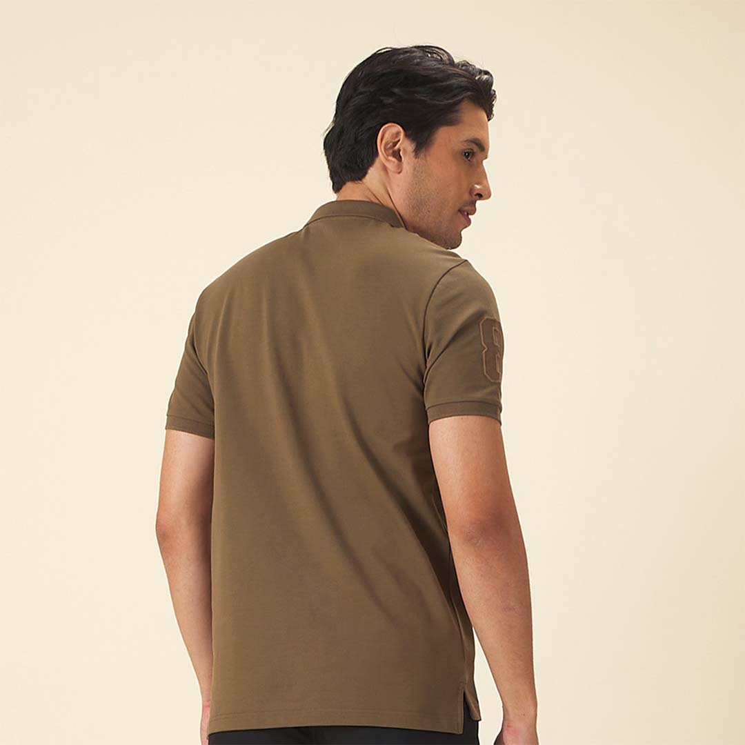 GIORDANO Men's 3D Lion Polo (01015222)