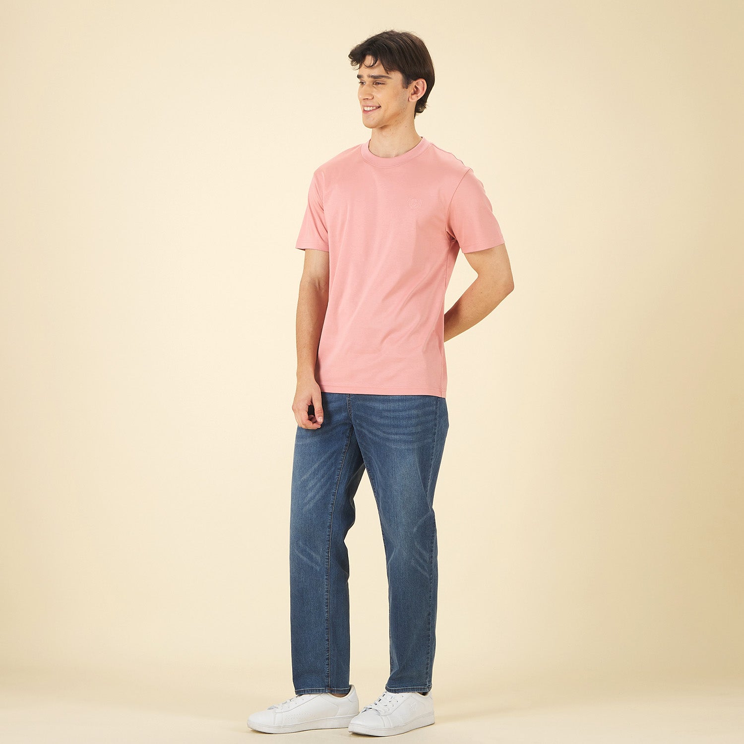 GIORDANO Men's Liquid Touch Crew Neck Tee (01025802)