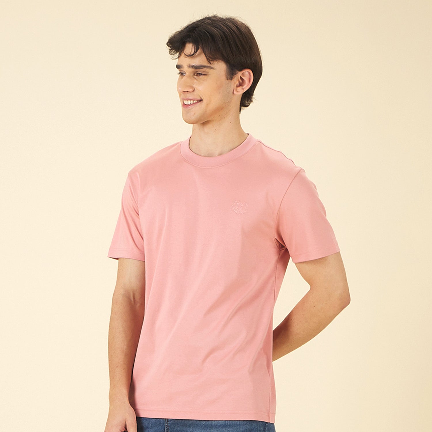GIORDANO Men's Liquid Touch Crew Neck Tee (01025802)