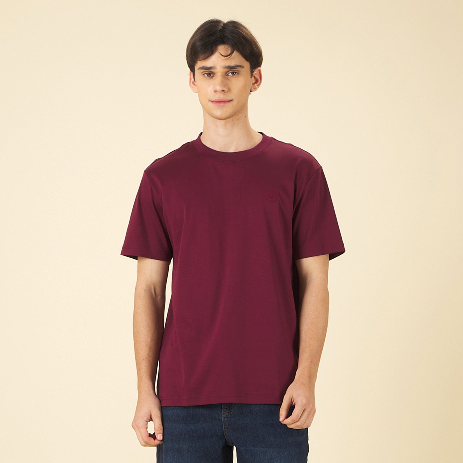 GIORDANO Men's Liquid Touch Crew Neck Tee (01025802)