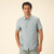 GIORDANO Men's Linen Cotton Poplin Short Sleeves Stripe Shirt (01045242)