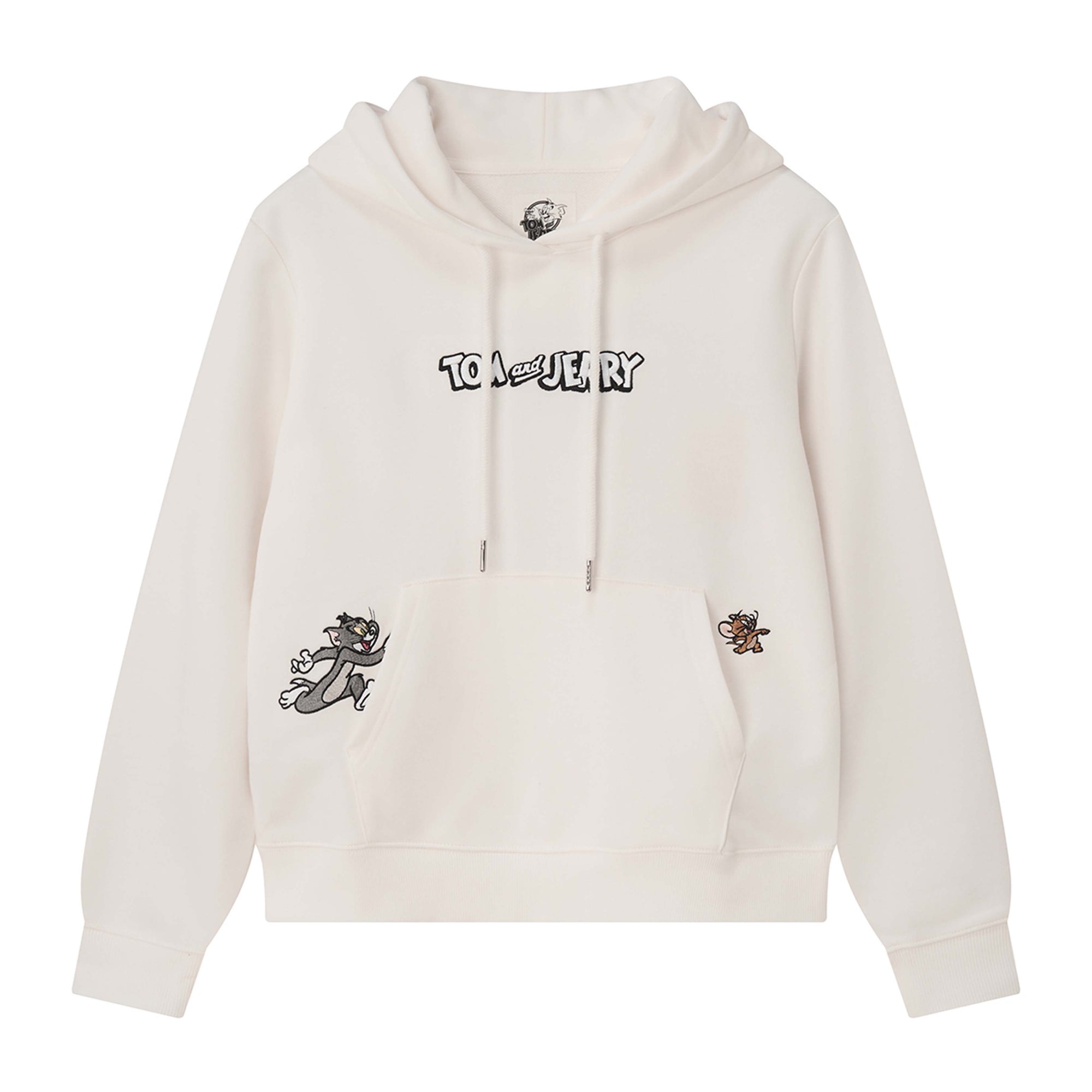 GIORDANO Women's Tom and Jerry French Terry Boyfriend Fit Printed Hoodie (05396615)