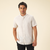 GIORDANO Men's Linen Cotton Poplin Stand Collar Short Sleeves Shirt (01045204)
