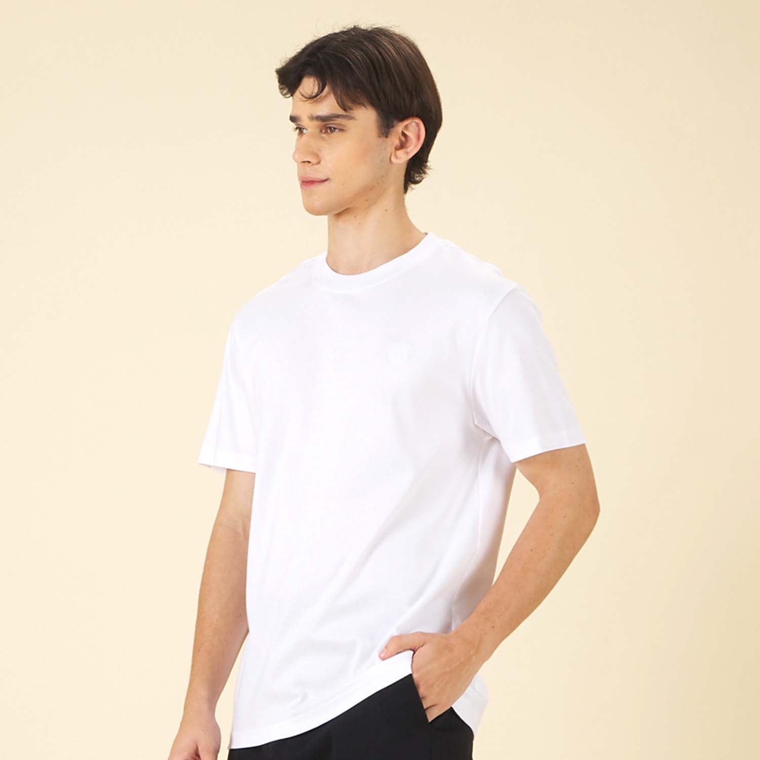 GIORDANO Men's Liquid Touch Crew Neck Tee (01025802)