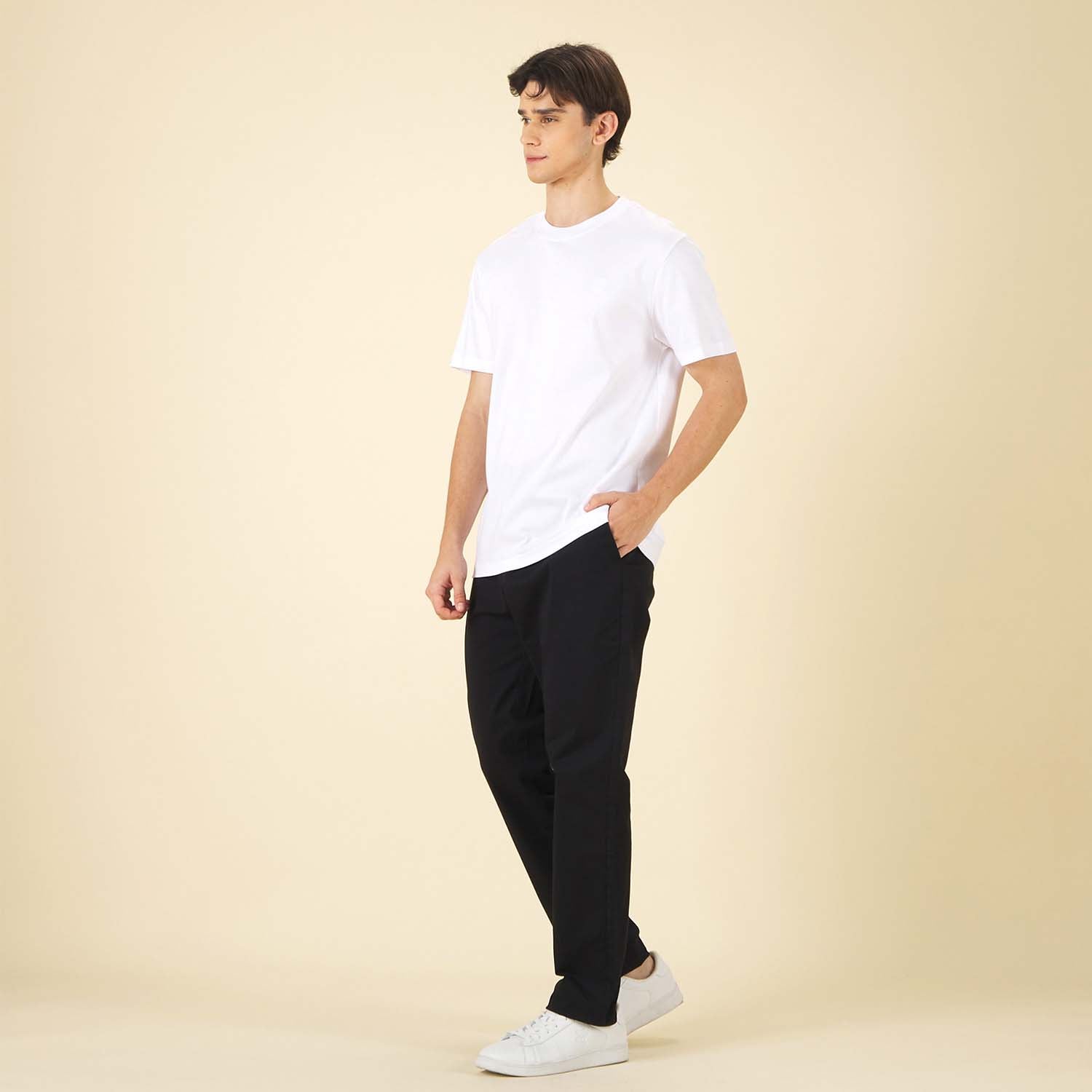 GIORDANO Men's Liquid Touch Crew Neck Tee (01025802)