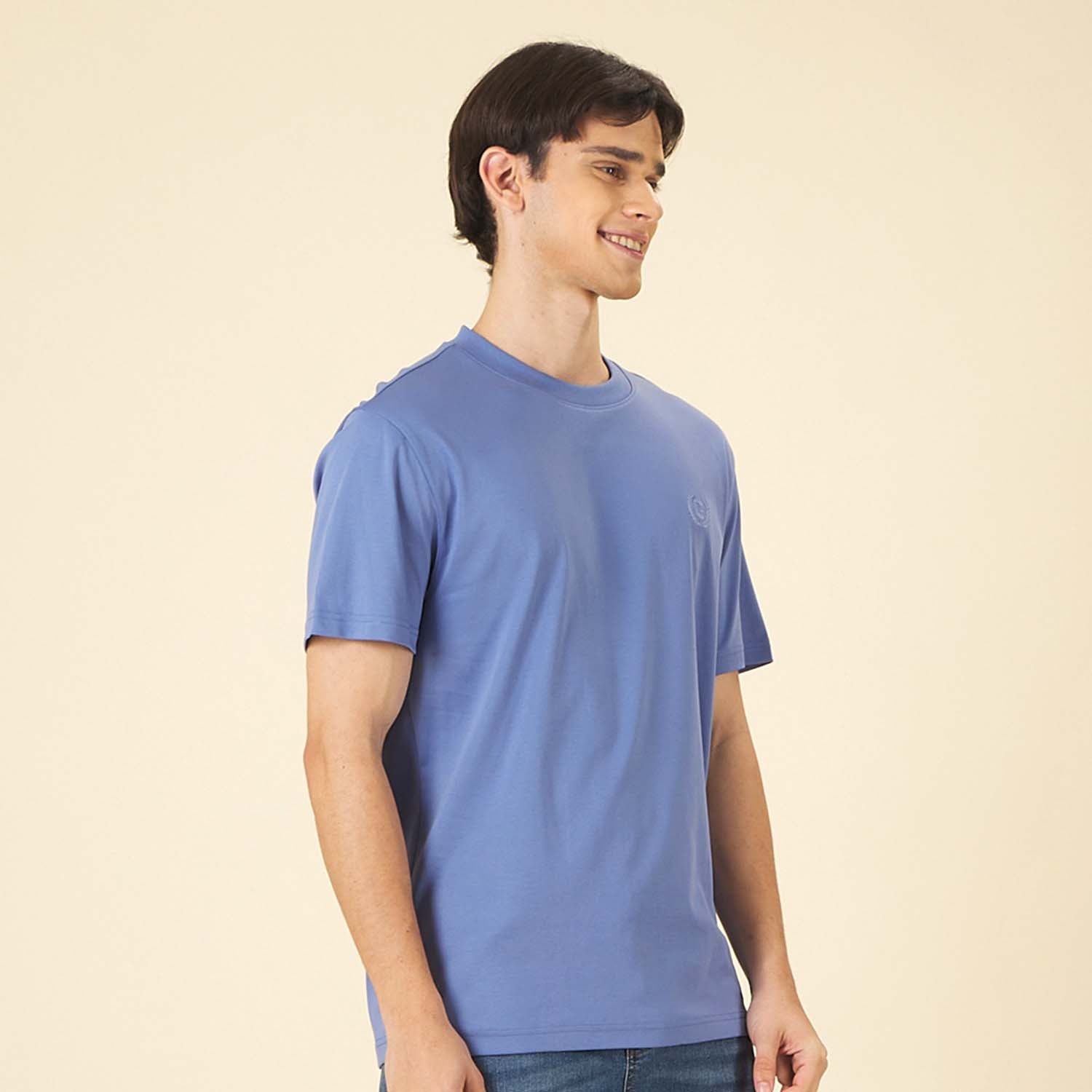 GIORDANO Men's Liquid Touch Crew Neck Tee (01025802)