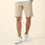 GIORDANO Men's Cotton Spandex Twill Low Rise Slim Tapered Fit Bermuda Shorts (01105202)