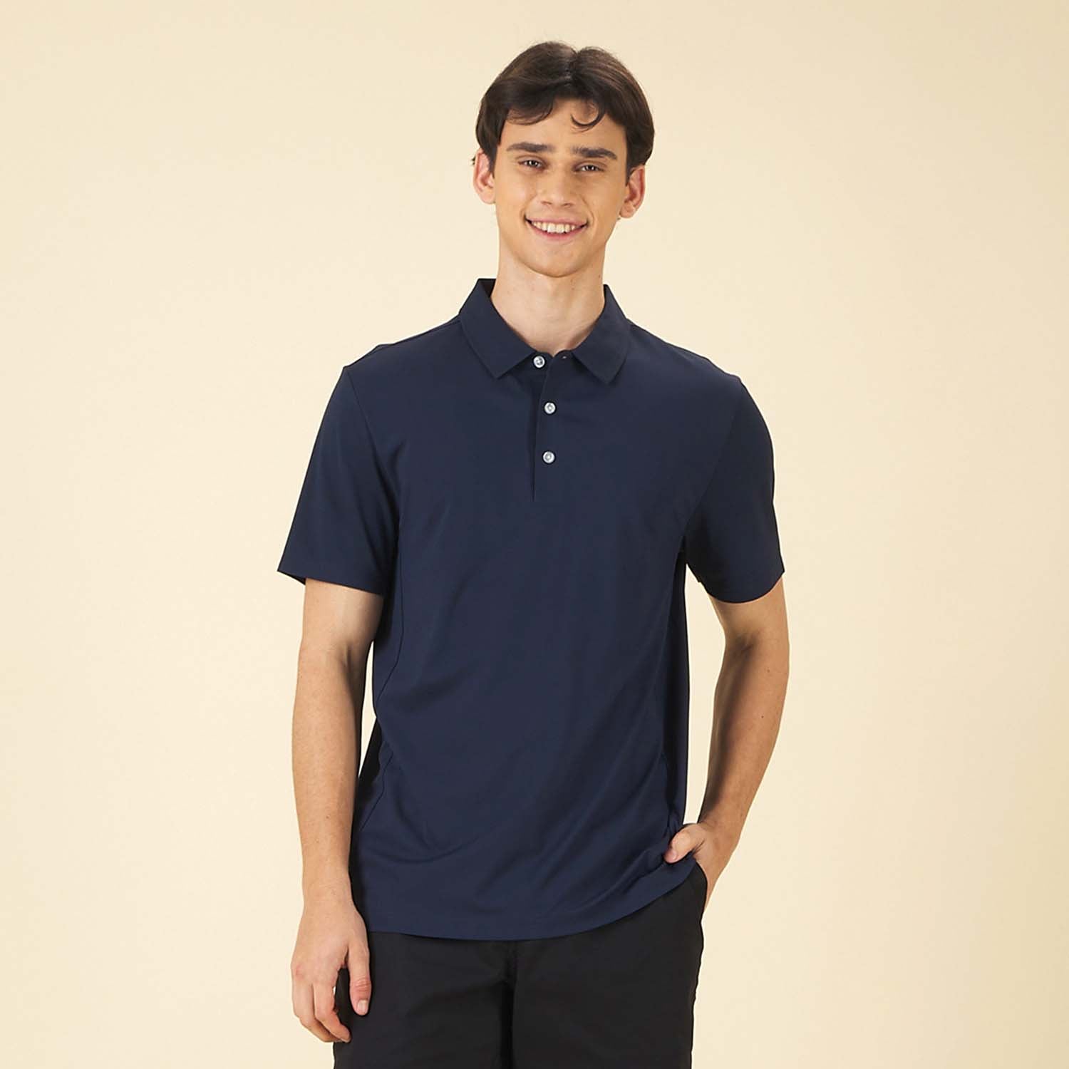 GIORDANO Men's Solid Polo (01015236)