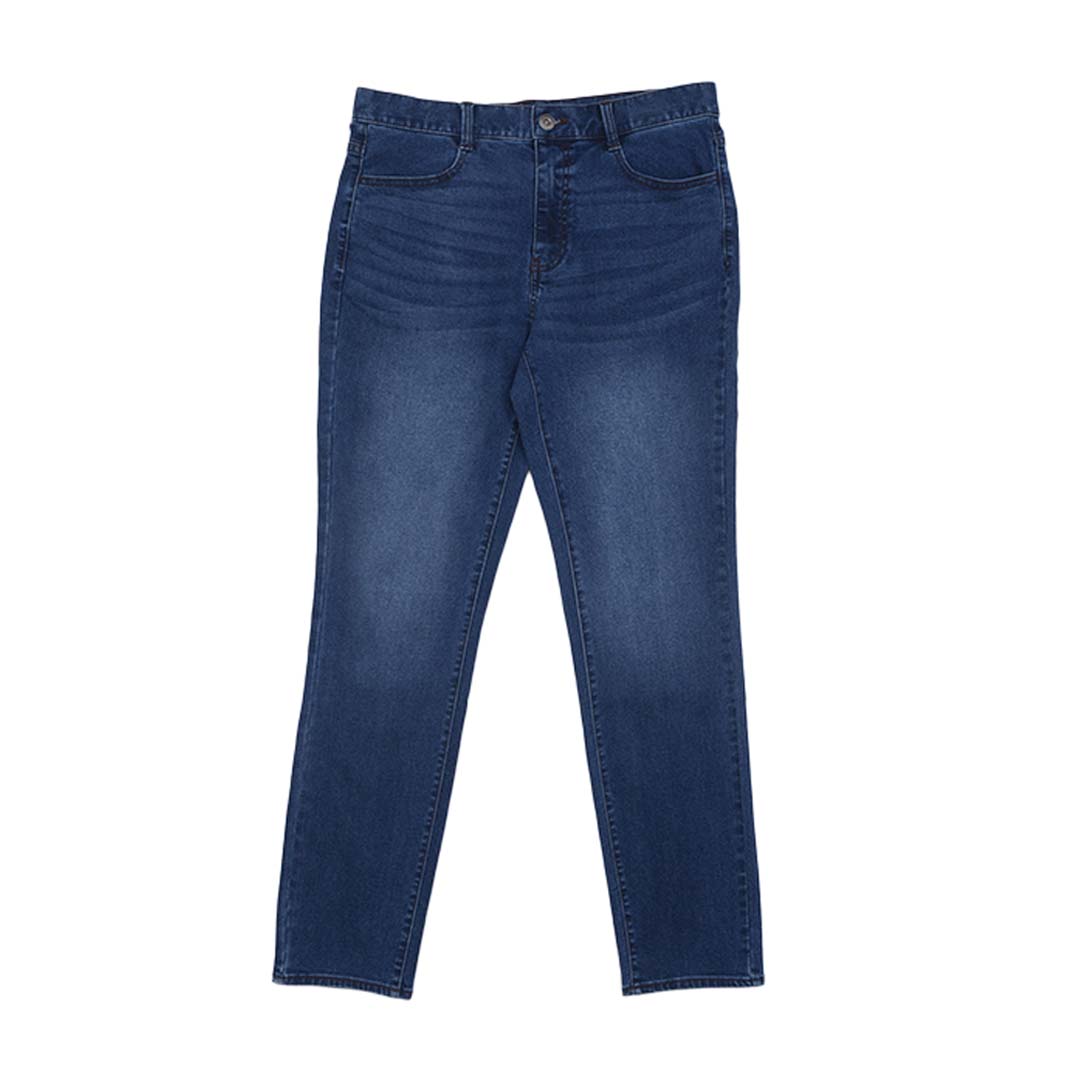 GIORDANO Men's Denim Mid Rise Regular Tapered Fit Jeans (01115044)