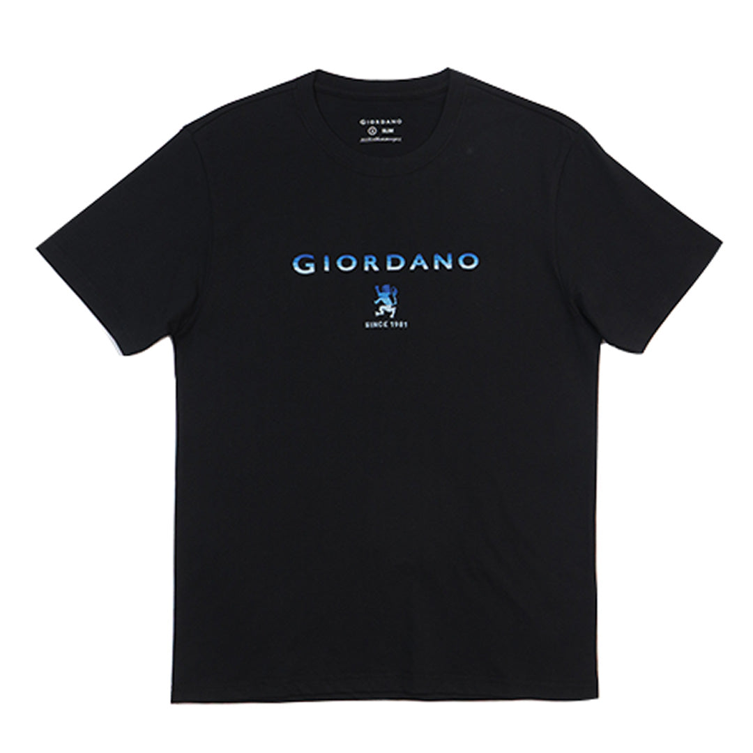 GIORDANO Men's Lion Logo Tee (01095296)