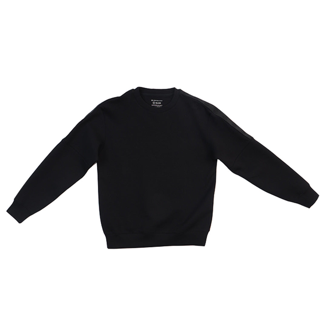 GIORDANO Men's Liquid Touch Crew Neck Relax Fit Sweatshirt (01025608)