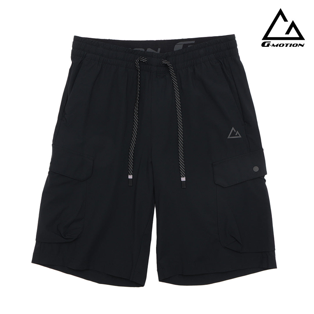 GIORDANO Men's G-Motion Nylon Spandex Mid Rise Relax Fit Bermuda Cargo Shorts (01105206)