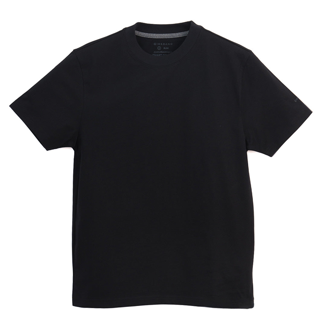 GIORDANO Men's Cotton Jersey Crew Neck Slim Fit Tee (01026750)