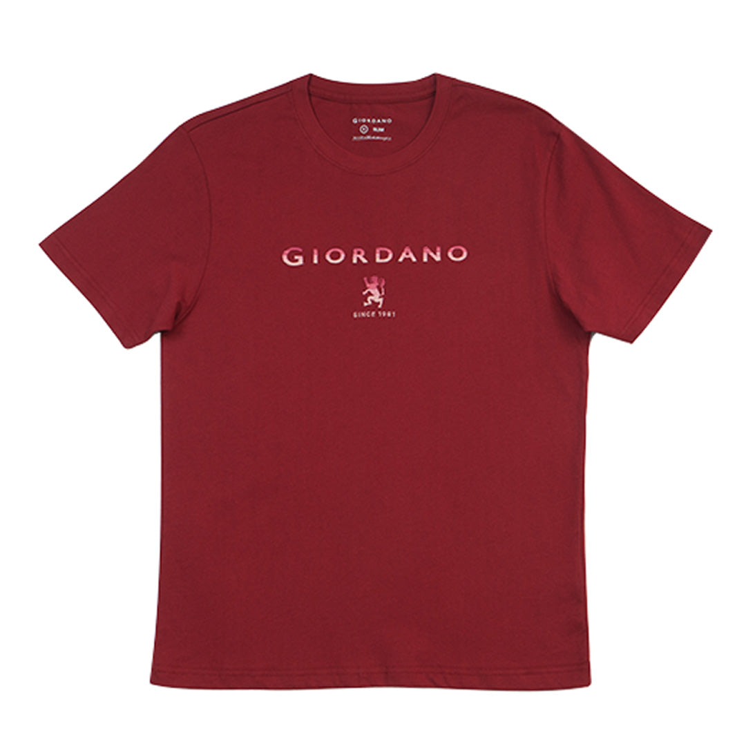 GIORDANO Men's Lion Logo Tee (01095296)