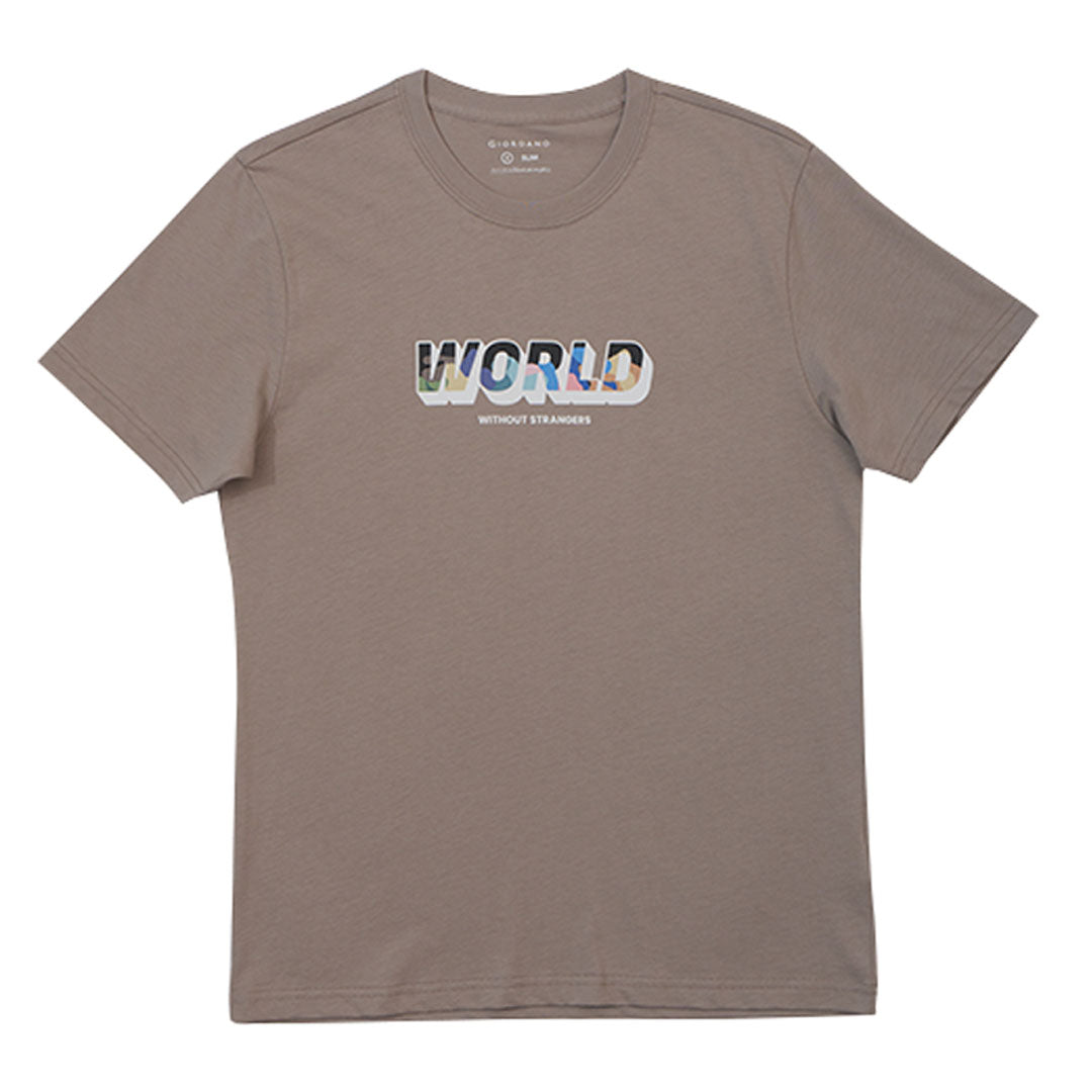 GIORDANO Men's WWS Printed Tee (01095318)