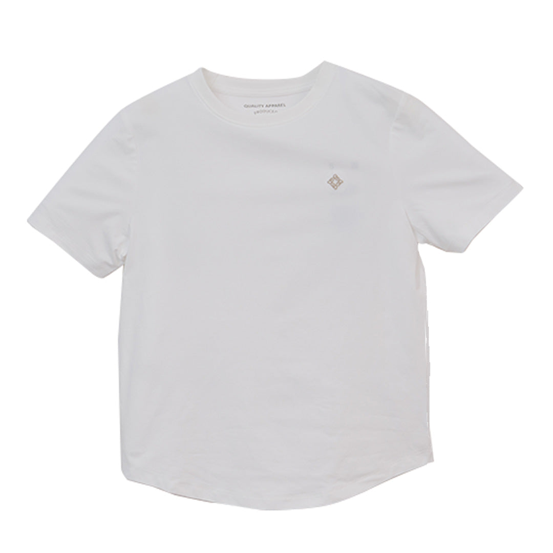 GIORDANO Women's Polyester Jersey Crew Neck Comfort Fit Tee (05324430)