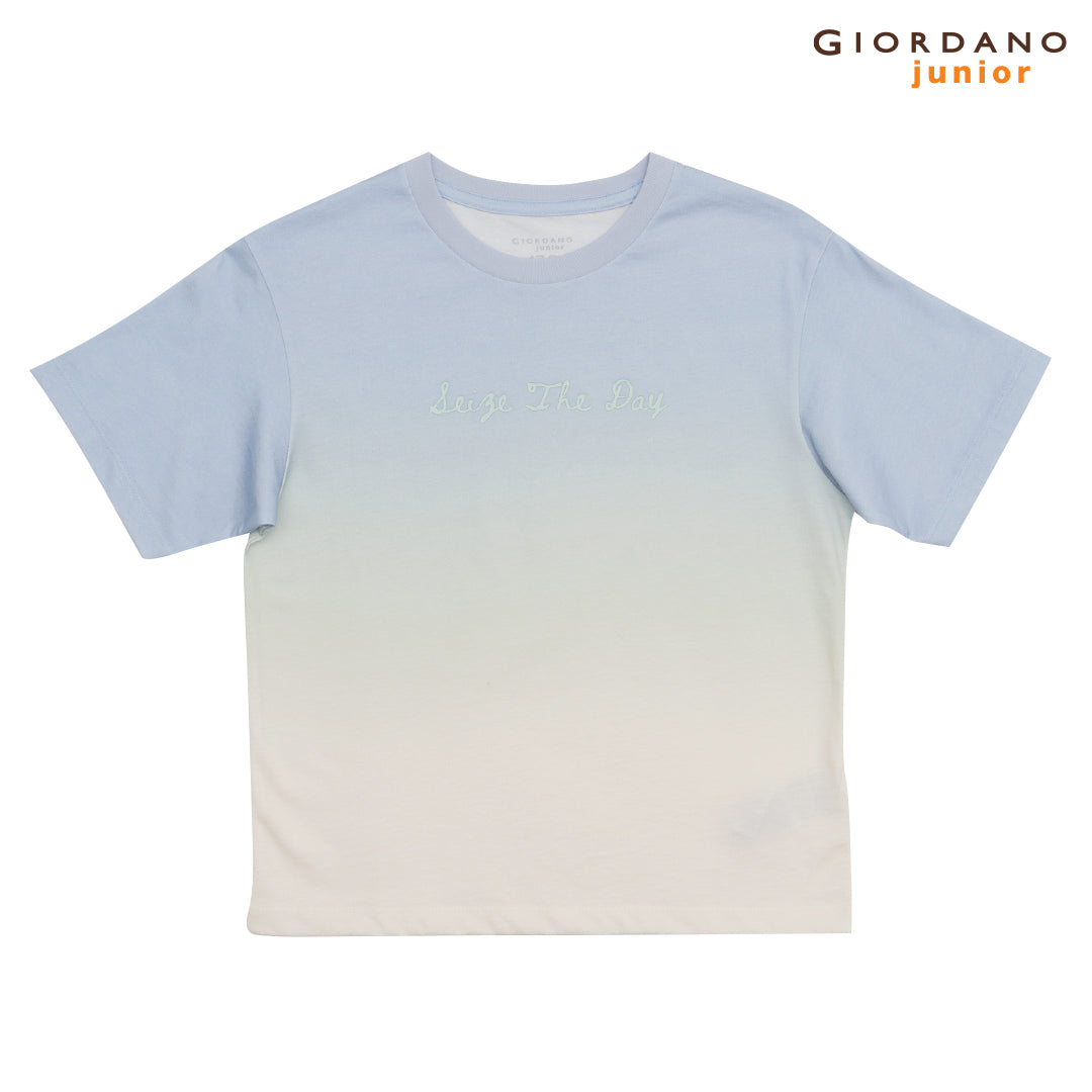 GIORDANO Junior Cotton Jersey Crew Neck Printed Tee (03025267)