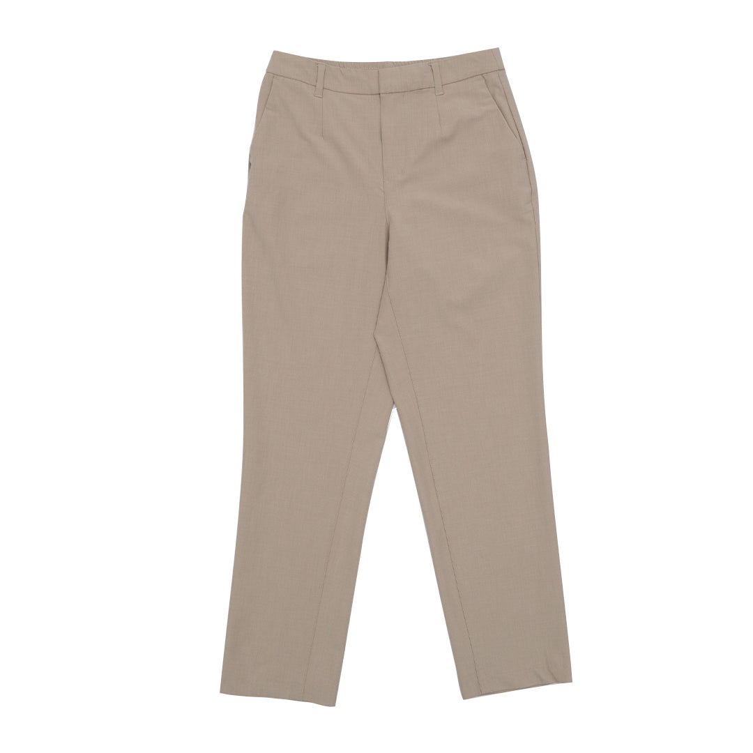 GIORDANO Women's Twill High Waist Regular Tapered Fit Pants (05415026)