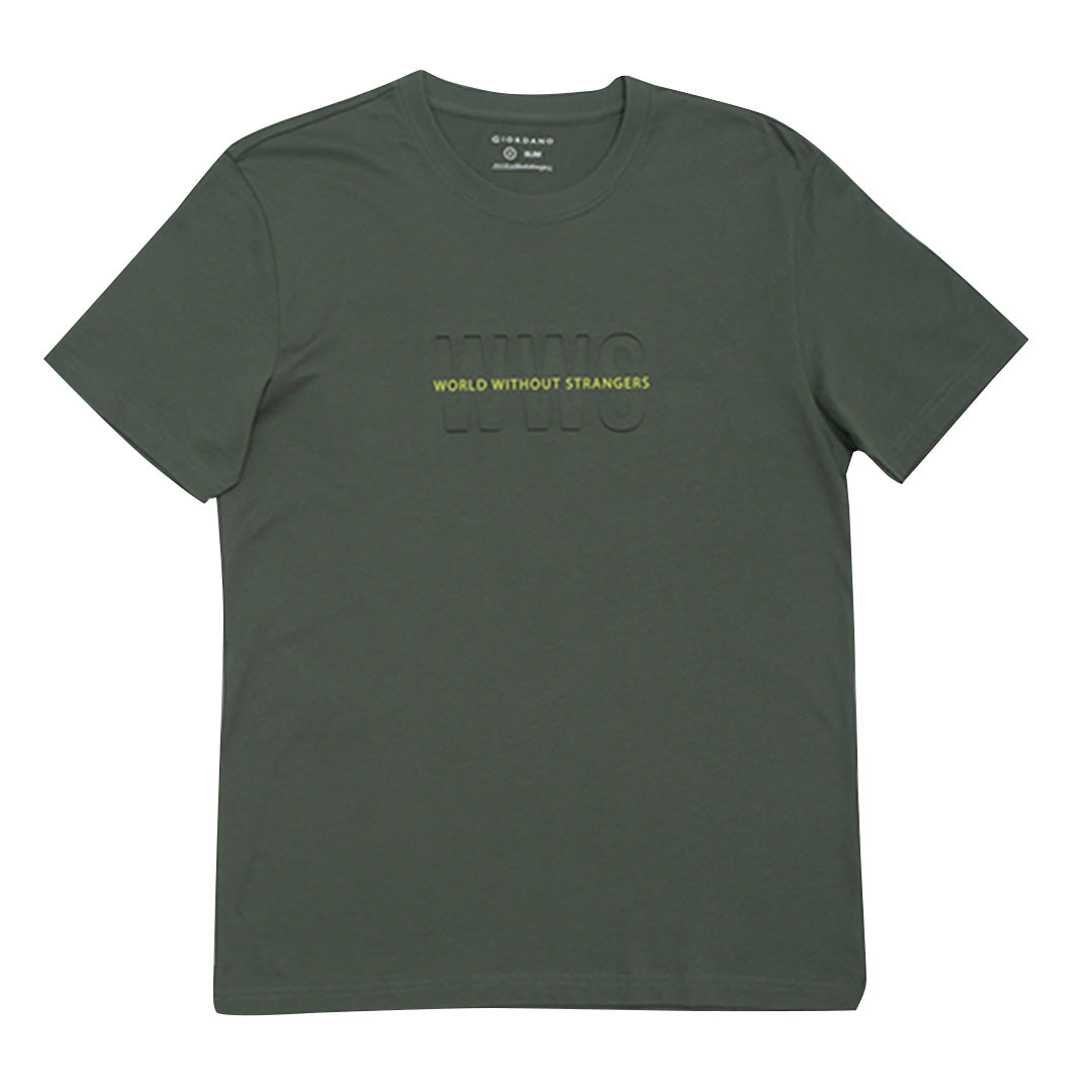 GIORDANO Men's WWS Printed Tee (01095309)
