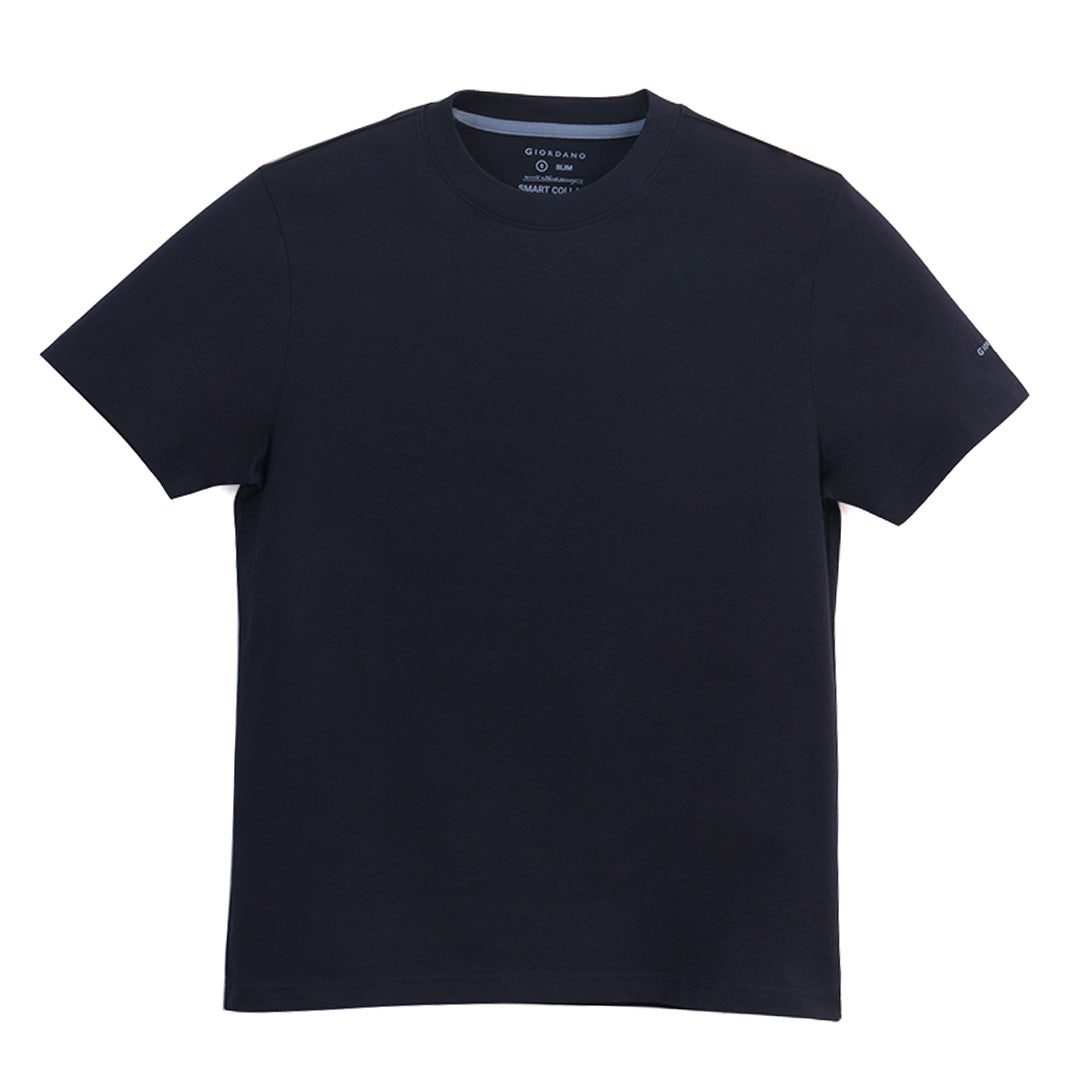 GIORDANO Men's Cotton Jersey Crew Neck Slim Fit Tee (01026750)