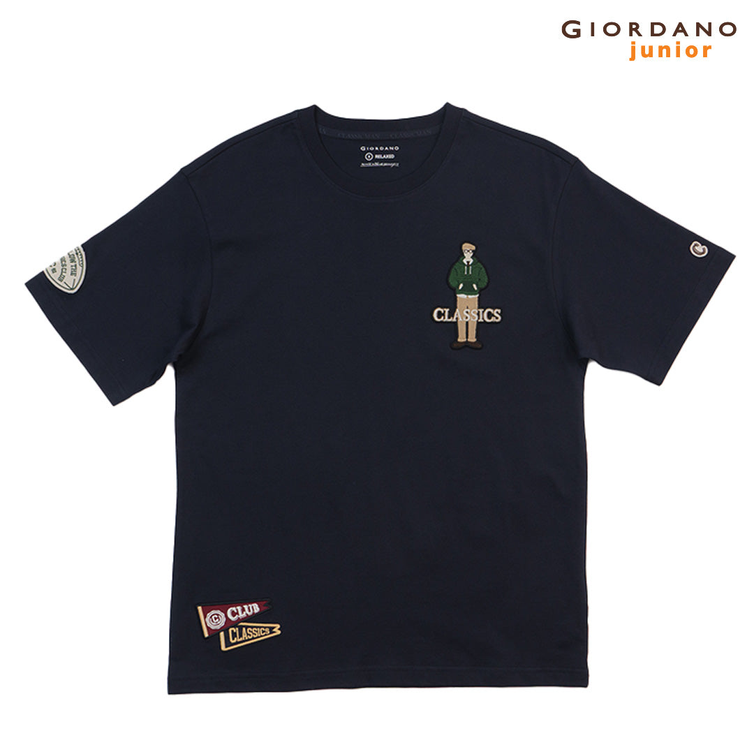 GIORDANO Men's Classics Club Printed Tee (01095295)