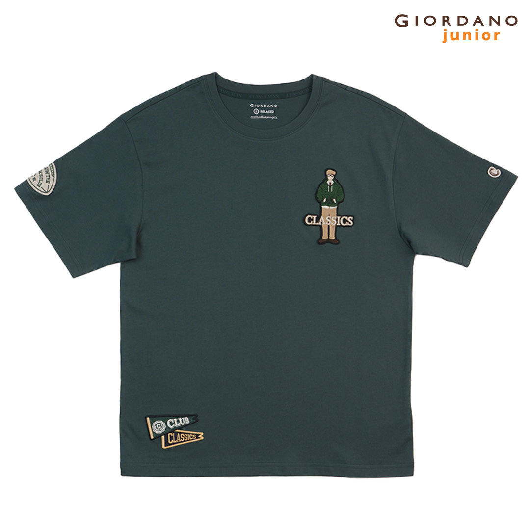 GIORDANO Men's Classics Club Printed Tee (01095295)