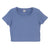 GIORDANO Women's Cotton Polyester Jacquard U Neck Short Sleeves Comfort Fit Embroidery Tee (05326228)