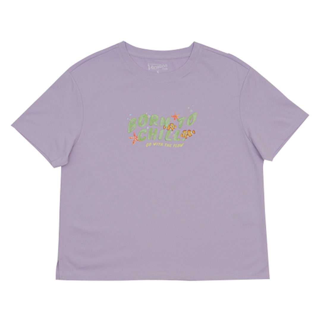 GIORDANO Women's Sorona Boyfriend Fit Printed Tee (05395210)