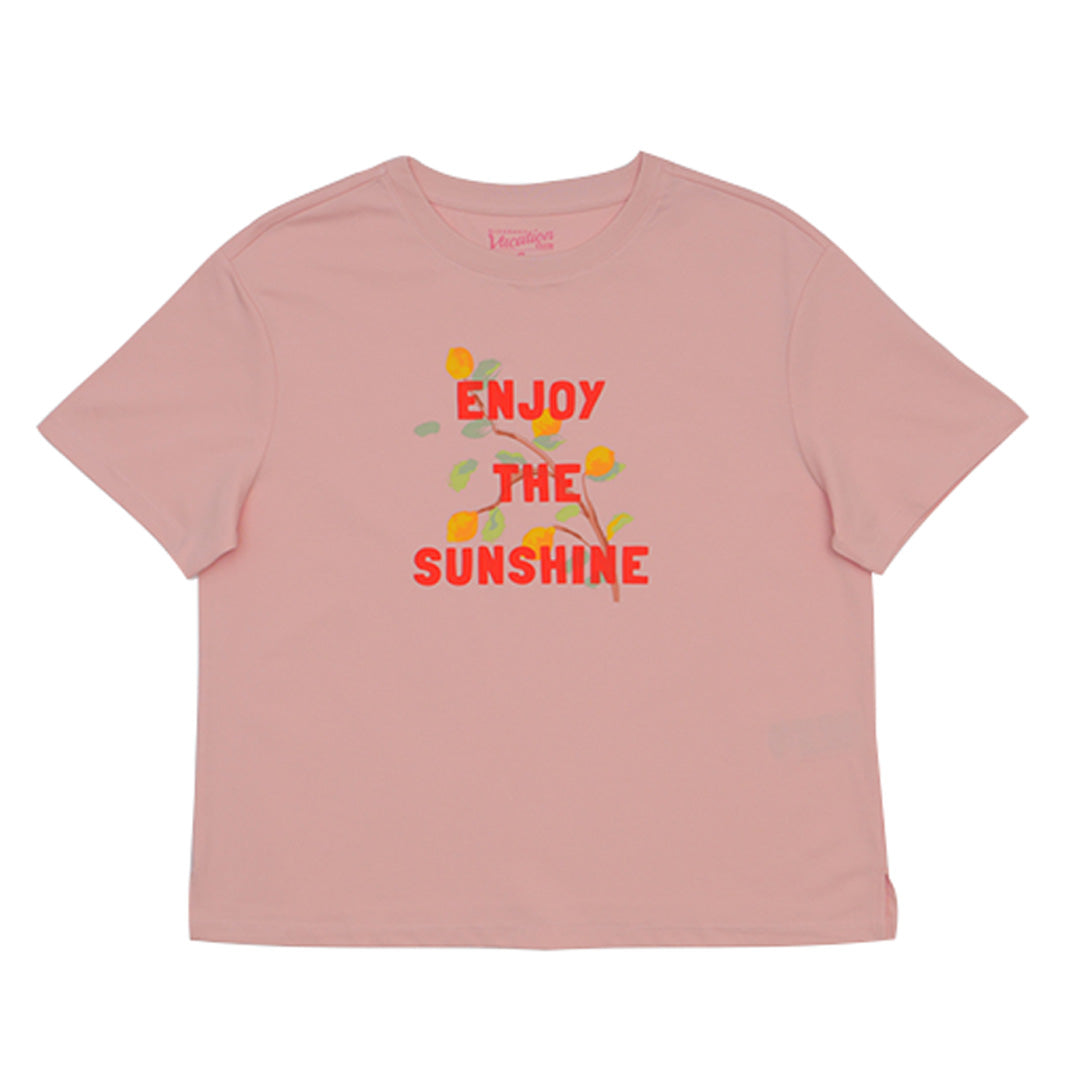 GIORDANO Women's Sorona Boyfriend Fit Printed Tee  (05395210)