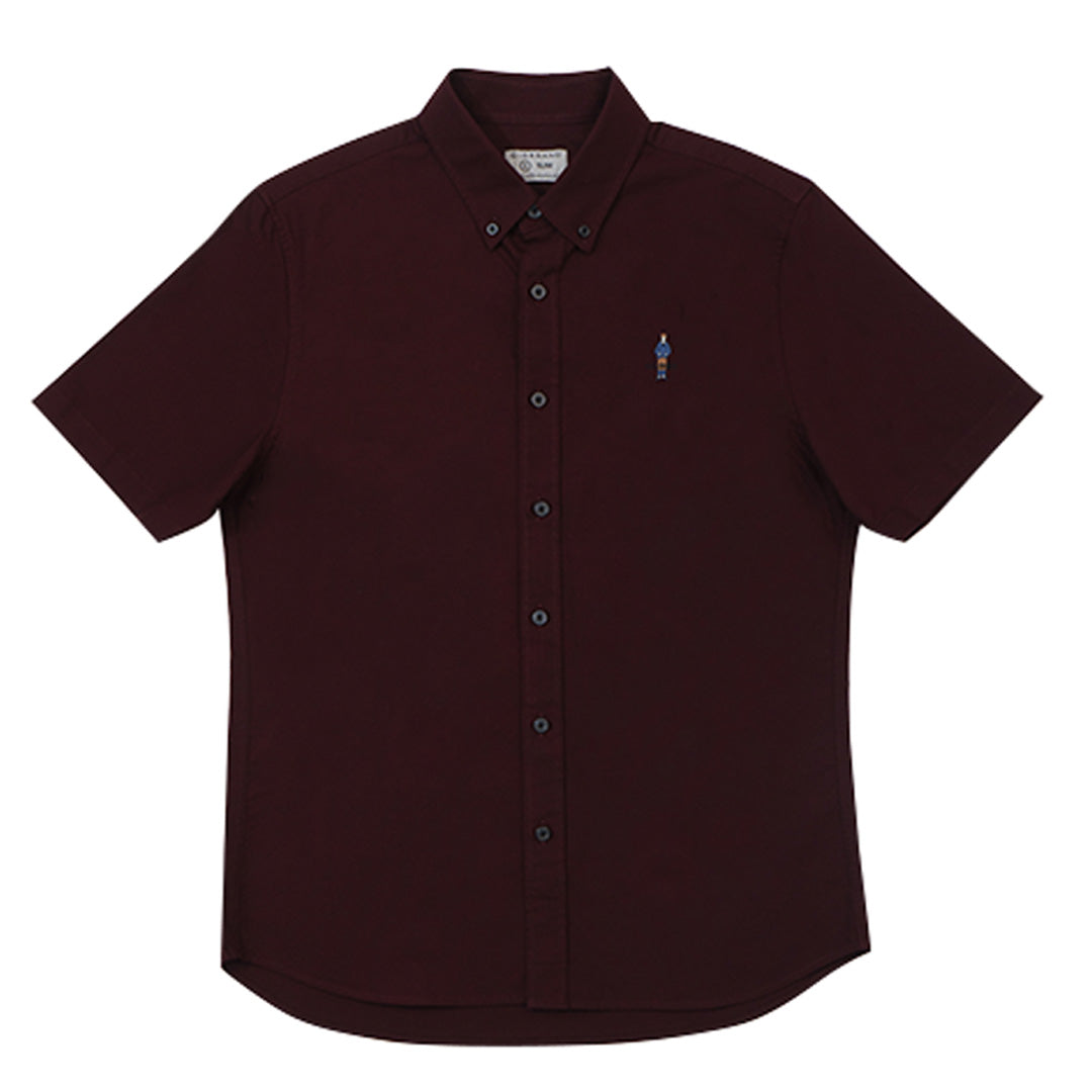 GIORDANO Men's Classic Man Short Sleeves Oxford Shirt (01045294)