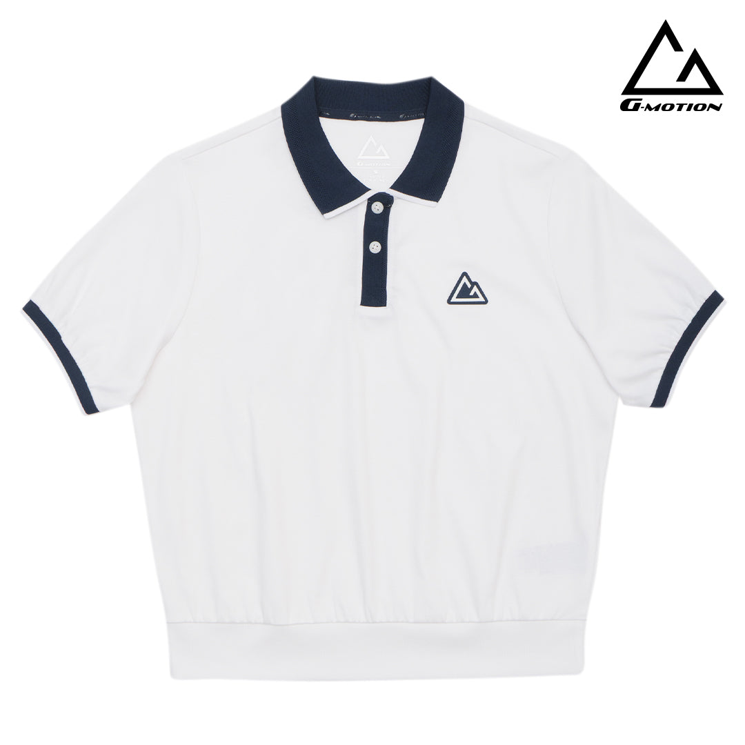 GIORDANO Women's G-Motion Cotton Contrasting Color Polo (09315309)