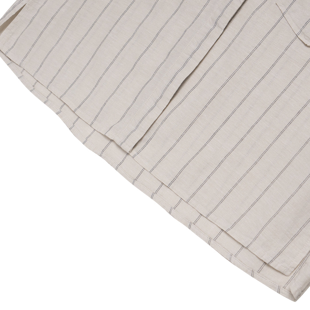 GIORDANO Women's Cotton Linen Poplin Shirt (05344207)